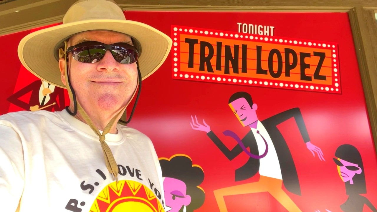 Visiting TRINI LOPEZ's Palm Springs home and his NEW EXHIBIT