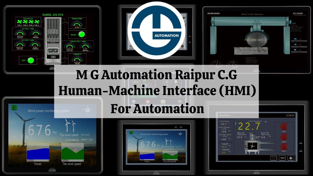 HMI Function Of Our Fly Ash Brick Machine Control Panel