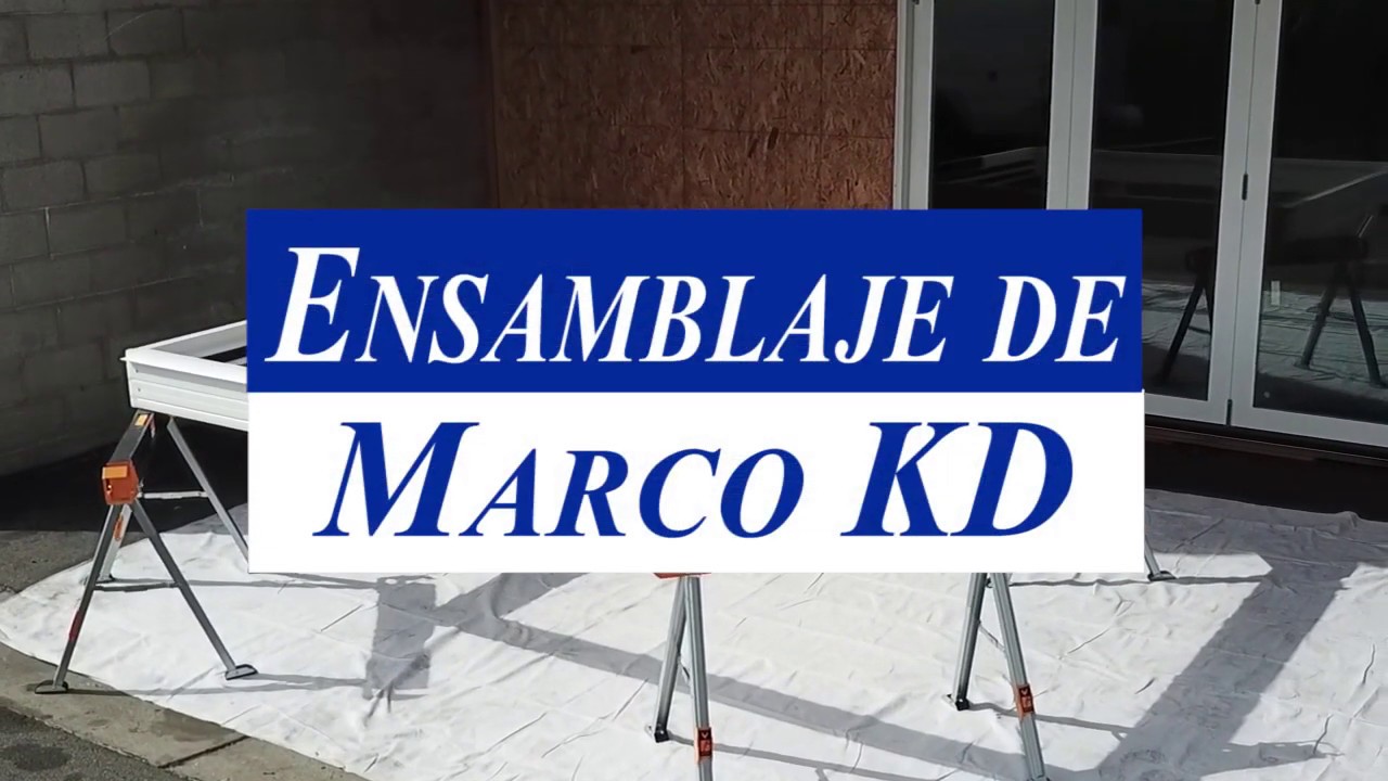 Win-Dor 2750 and 3750 KD conjunto de marco (Spanish)
