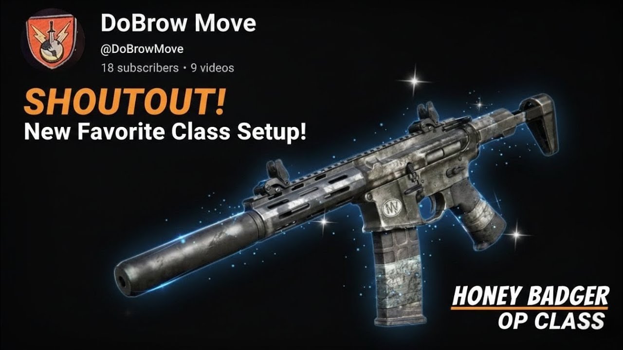 Class Shout-Out: DoBrow's Crackhead Honey Badger [Ghosts]
