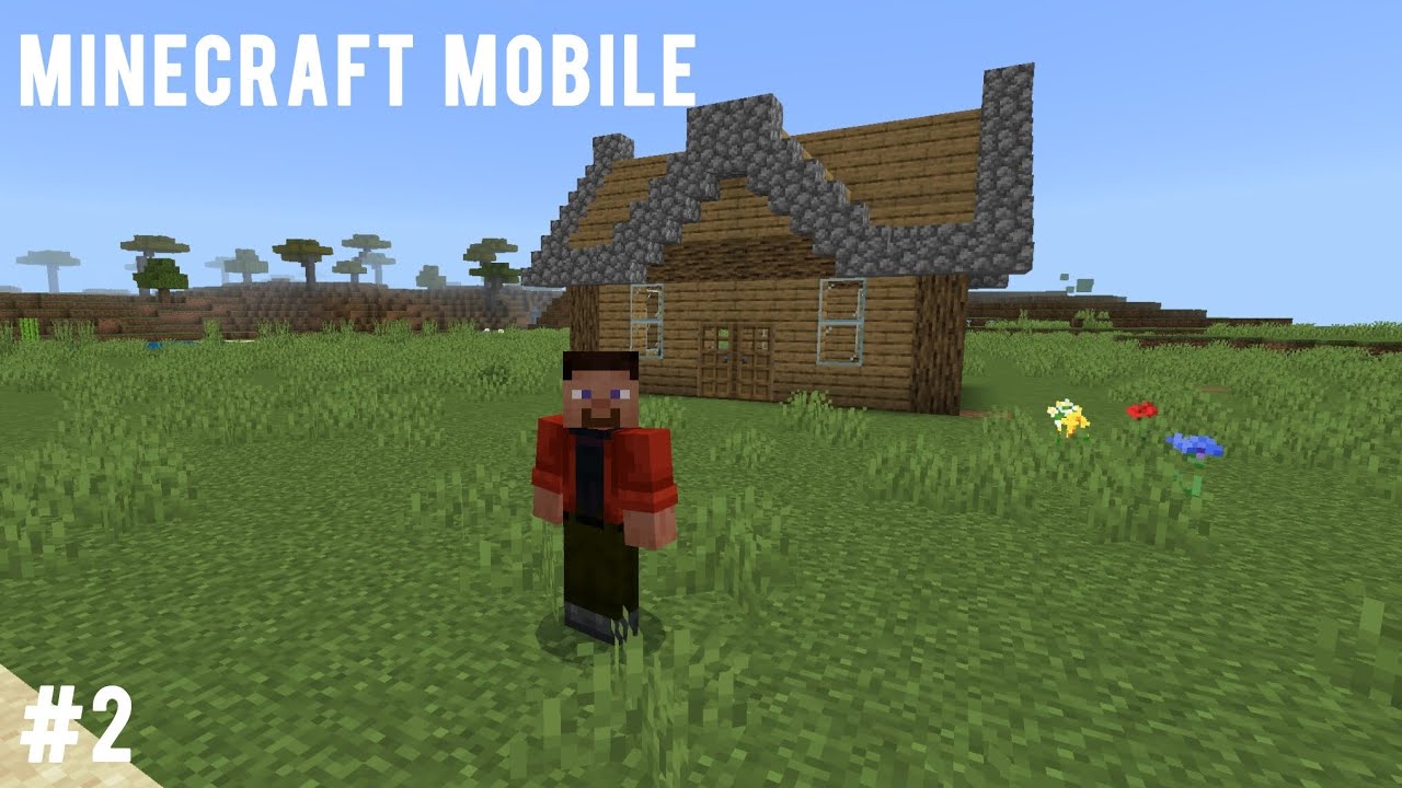 Build a House in Minecraft Mobile | Minecraft Mobile series #2 | Mobile Games