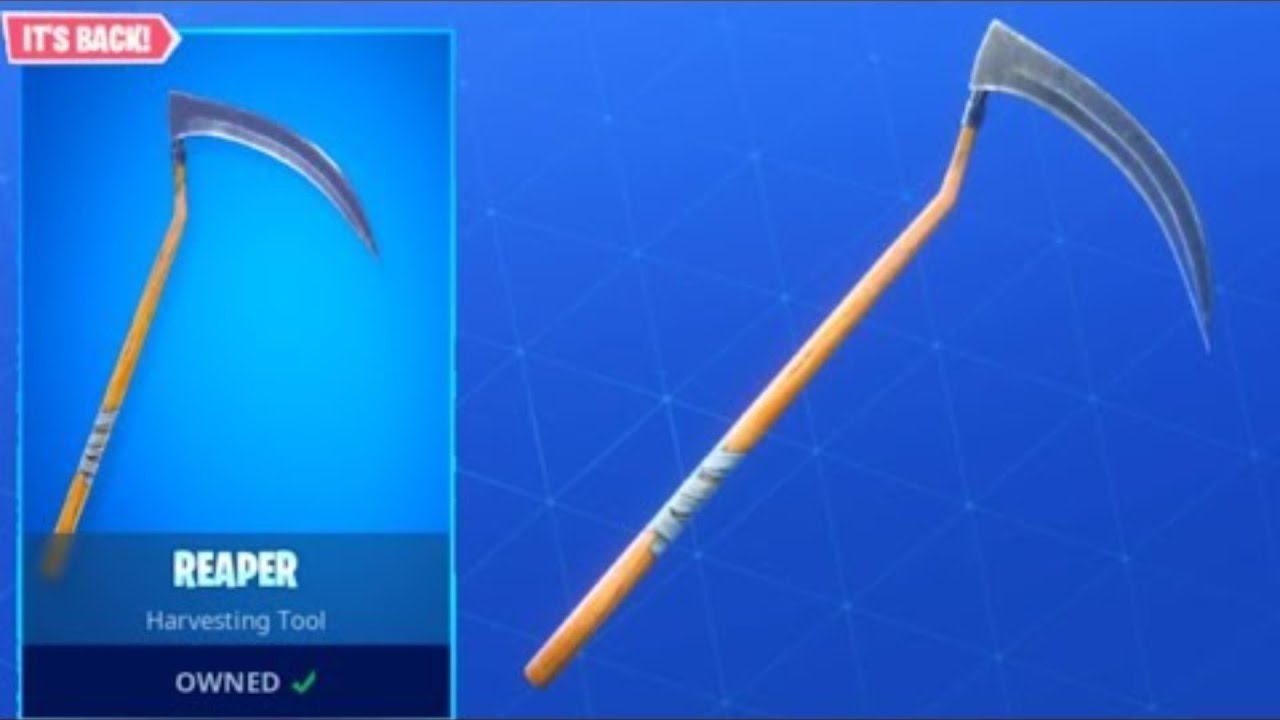 BUYING THE REAPER PICKAXE!!! (Sushiking's Pickaxe) MY SKIN IS BACK!!!! (Fortnite Season 8)