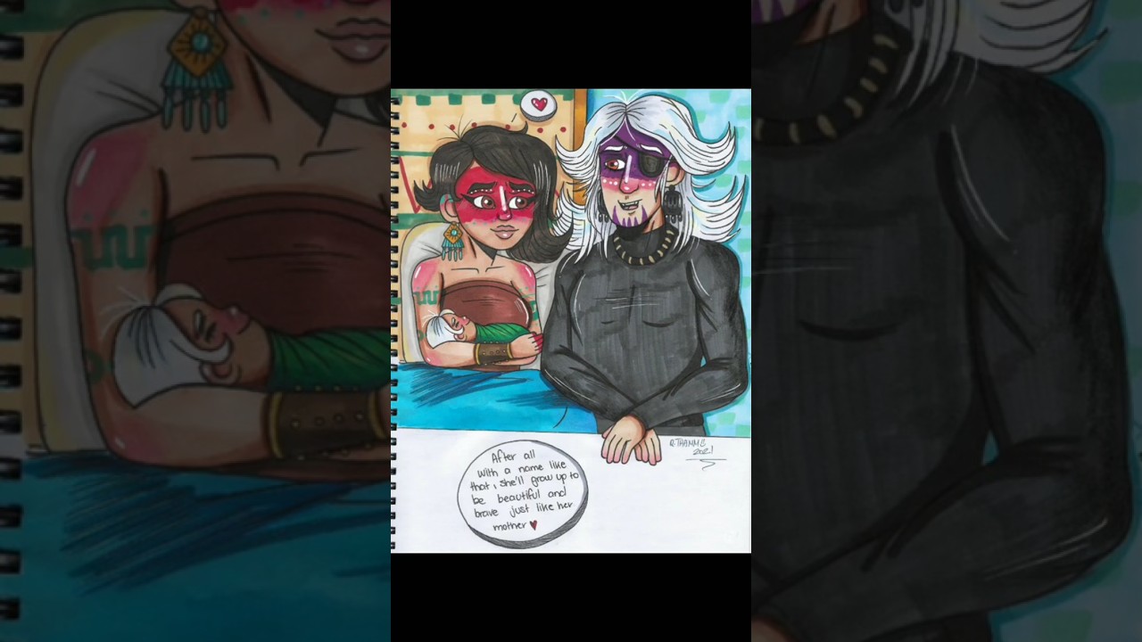Maya and Zatz had a child - Maya and the three
