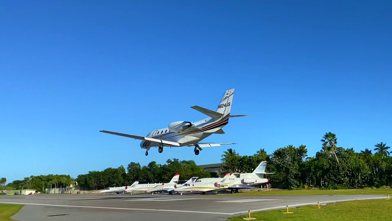 Private Jet plane spotting Ocean Reef Club