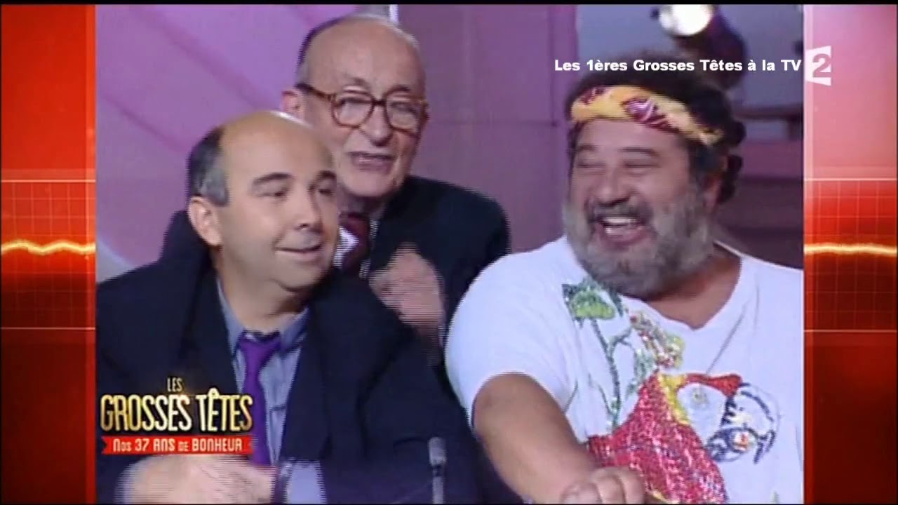 Les 1ères Grosses Têtes à la TV (Star 90 - Michel Drucker et Philippe Bouvard - TF1 - 1990)