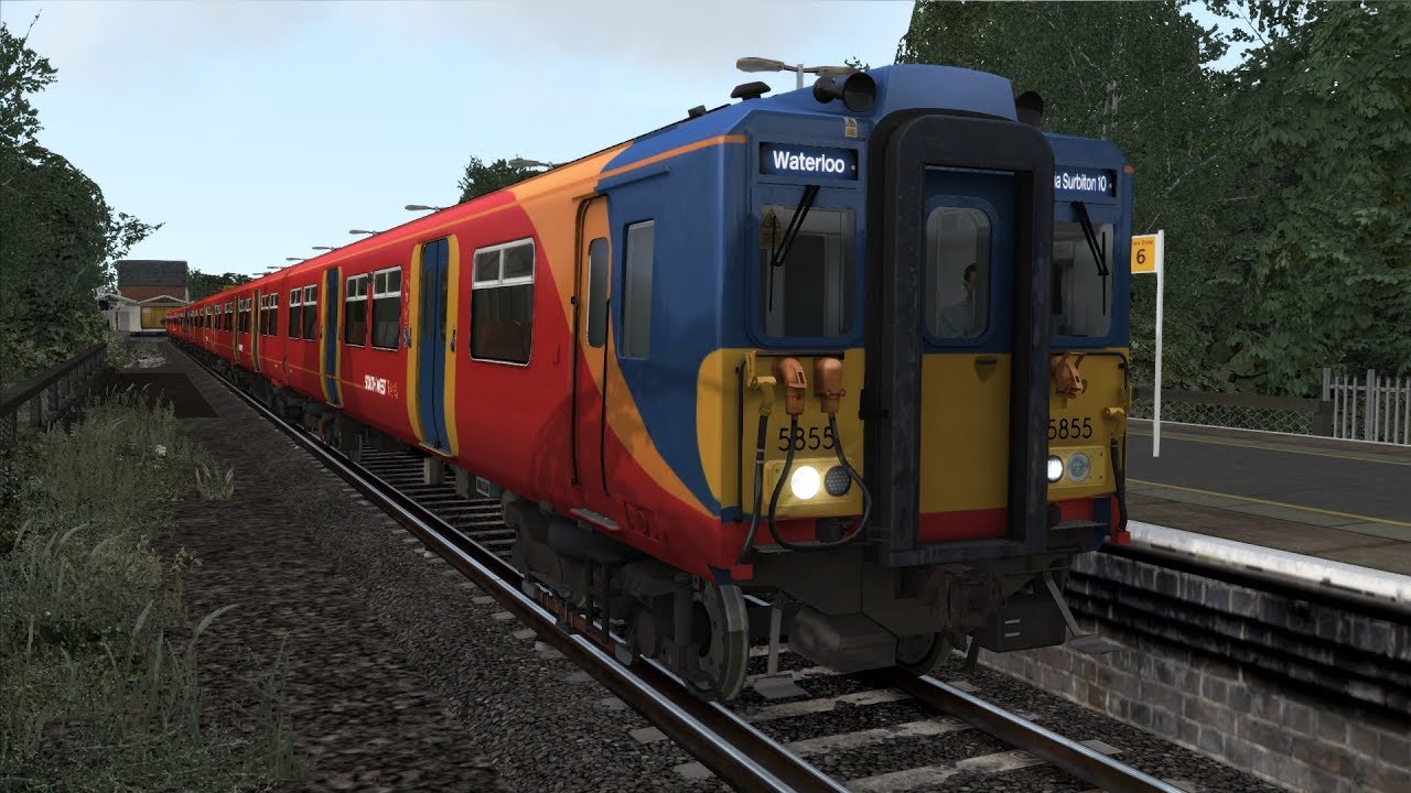 Train Simulator 2019 | Class 455 South West Trains | Hampton Court to London Waterloo | Let's Play