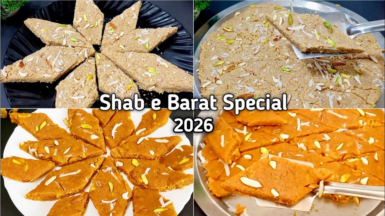 Shab e Barat Special Halwa | Suji Ka Katli Wala Halwa | Chane Ki Dal Ka Katli Wala Halwa