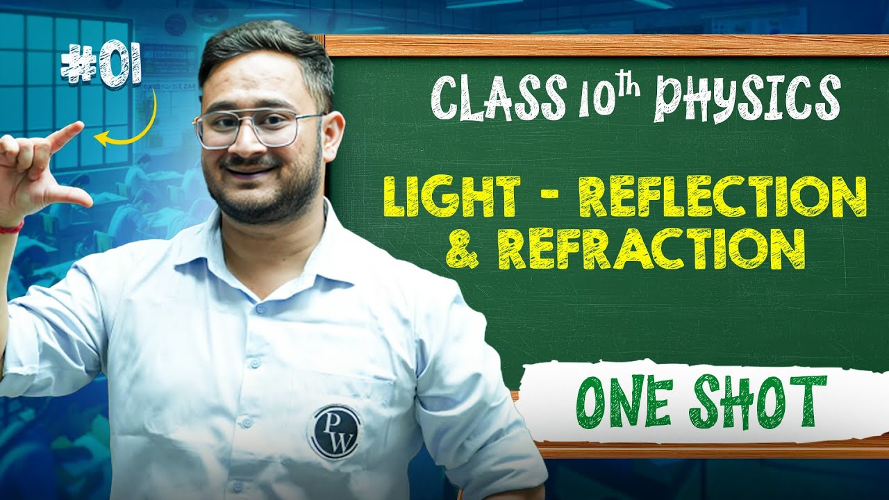 LIGHT - Reflection & Refraction One Shot | Class 10th Science Chapter 3 | PYQs | Aakhiri Daav