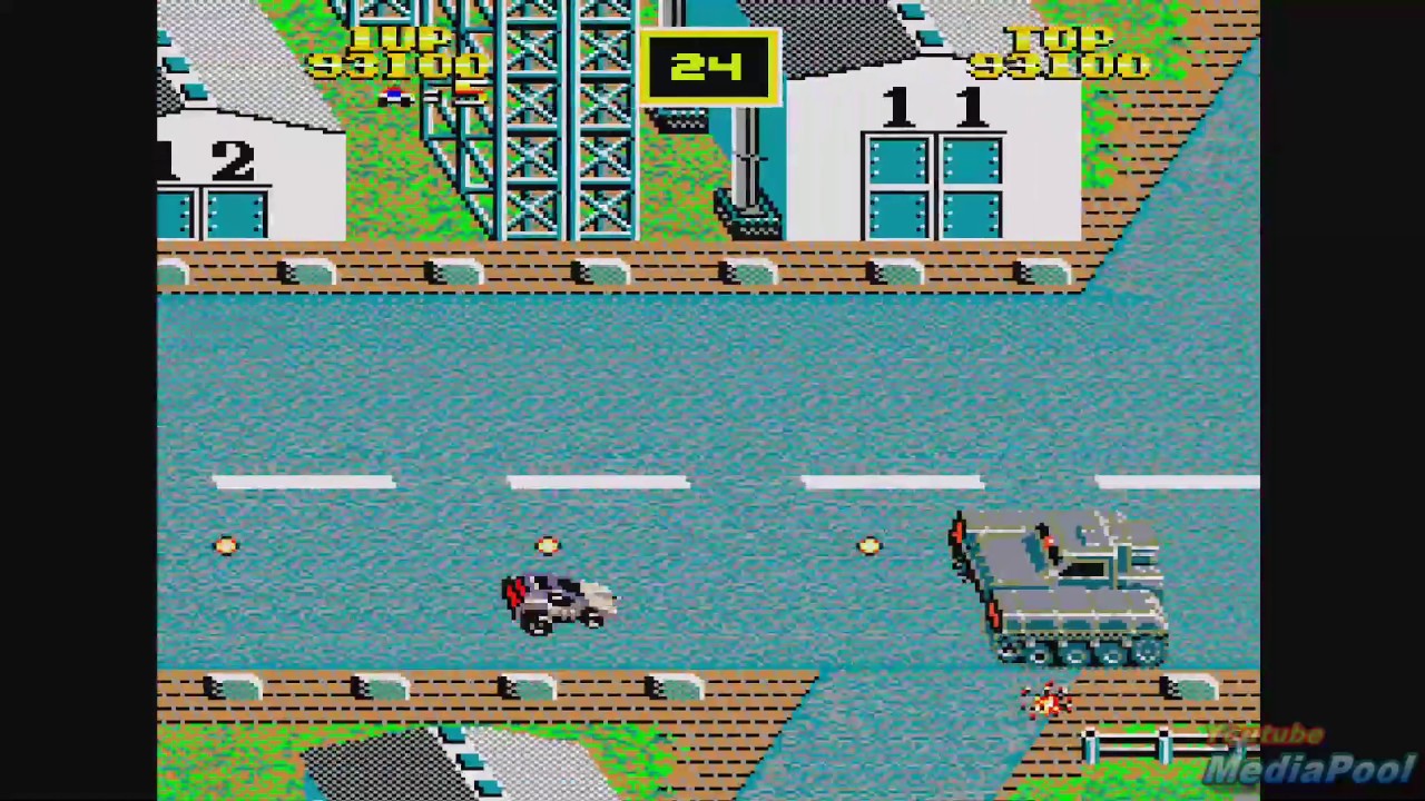 1986 BreakThru  (Arcade) Game Playthrough Video Game