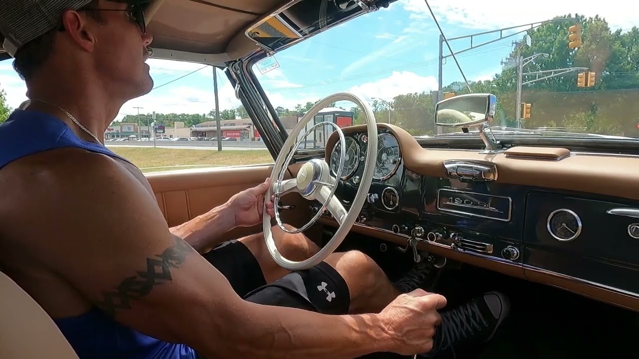 1957 Mercedes Benz 190SL Single Family Owned Drive Video 8/14/22