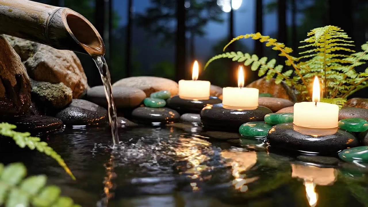 Relaxing Piano Music + Water Sounds 🌿 Deep Healing, Stress Relief & Pure Relaxation