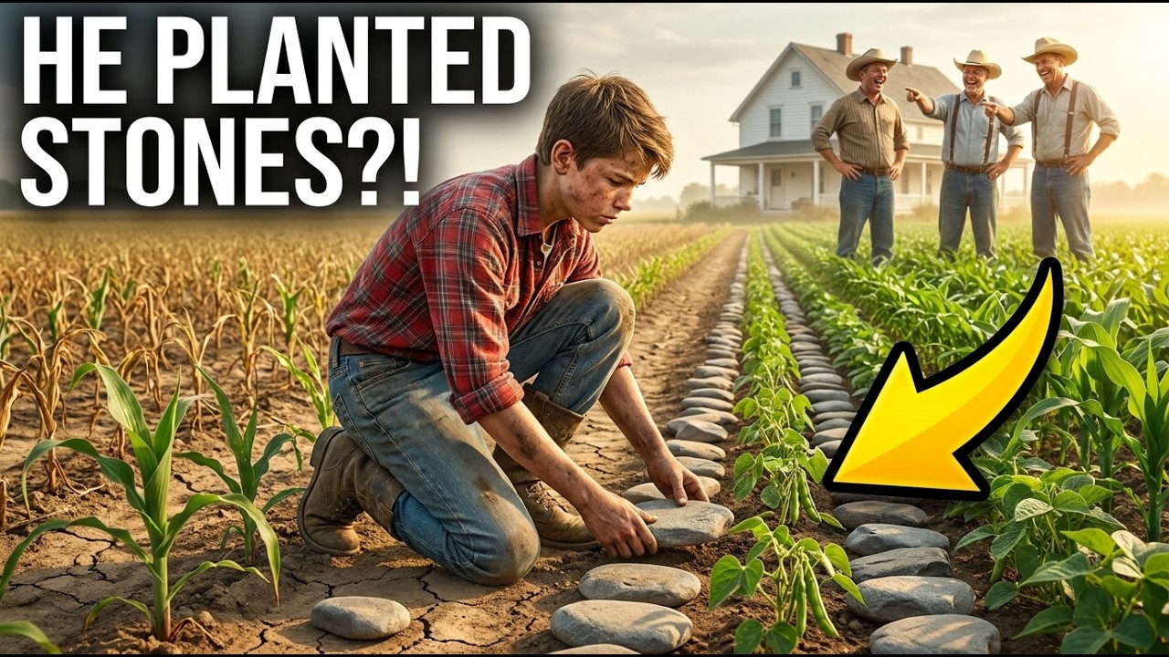 Everyone Laughed When the Poor Boy Filled His Farm With Stones... Until Harvest