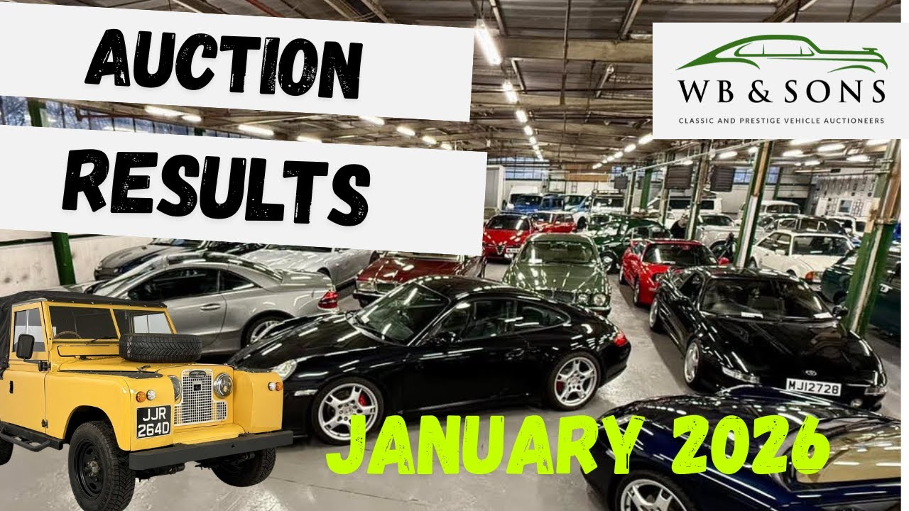 Результаты январского аукциона! - Аукцион классических автомобилей WB & Sons