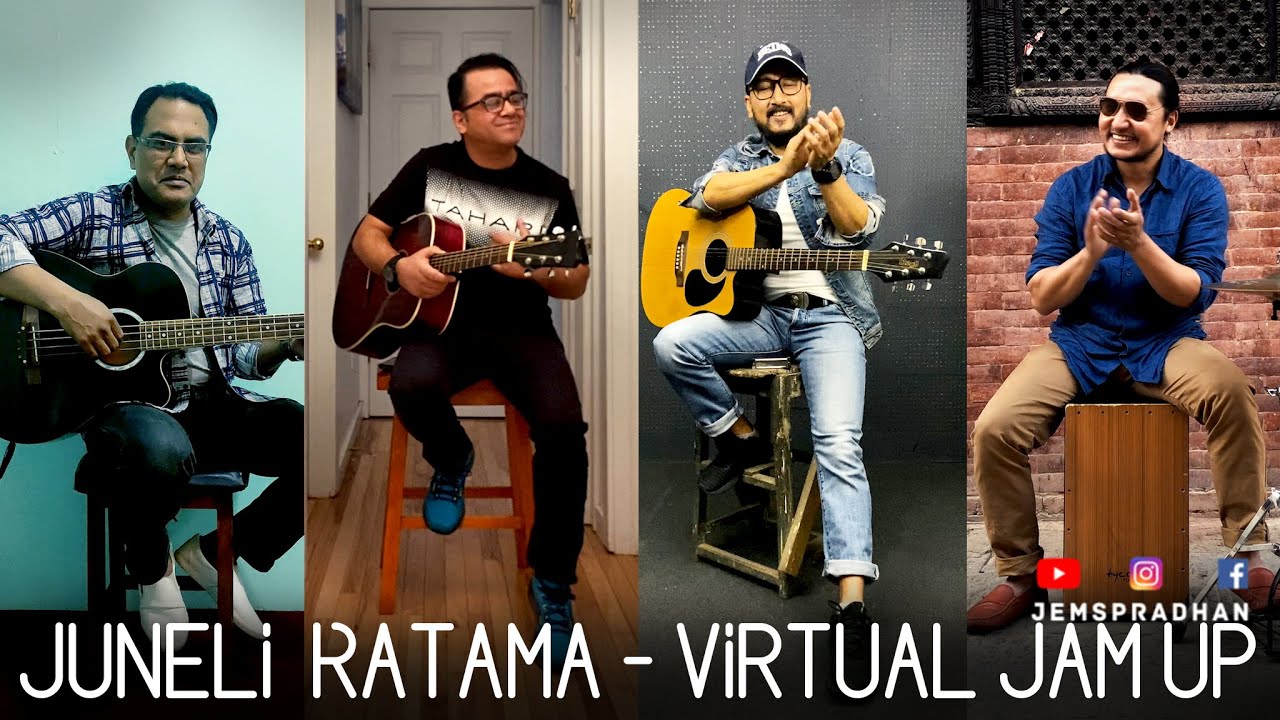 JUNELI RATAMA Virtual Jam up Session with Deepesh K Bhattarai