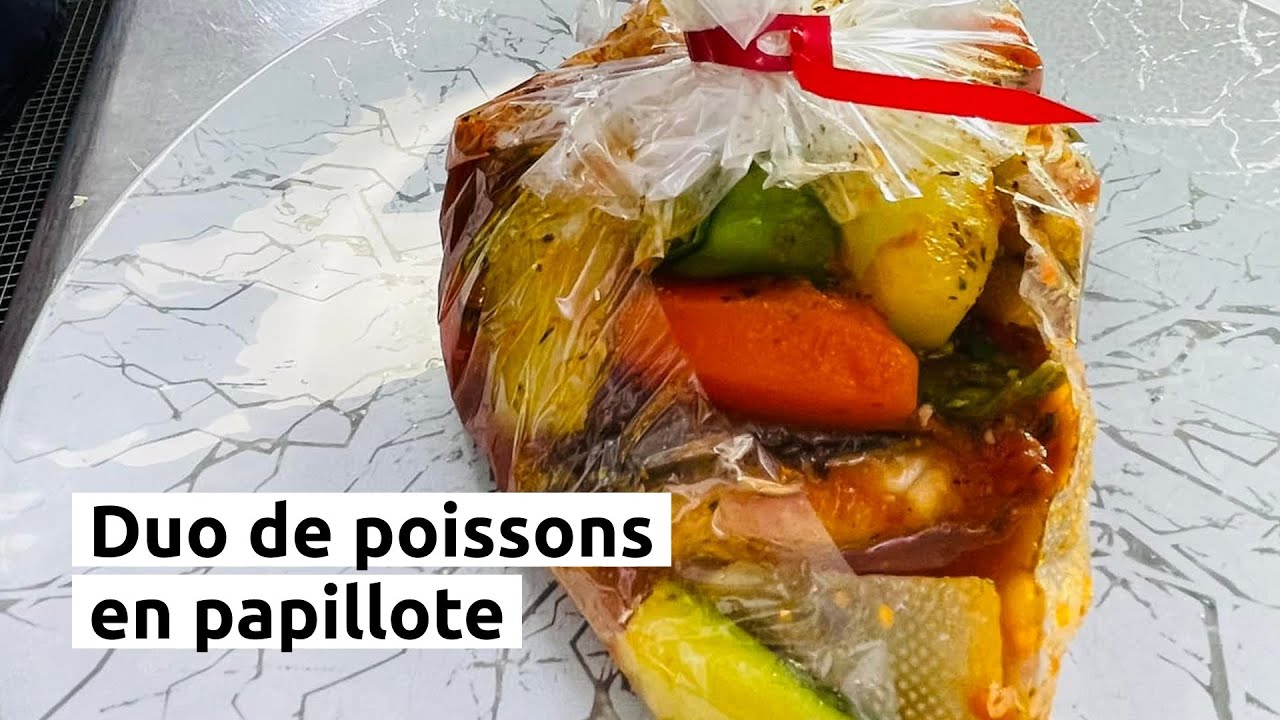 Duo de poisson en papillote