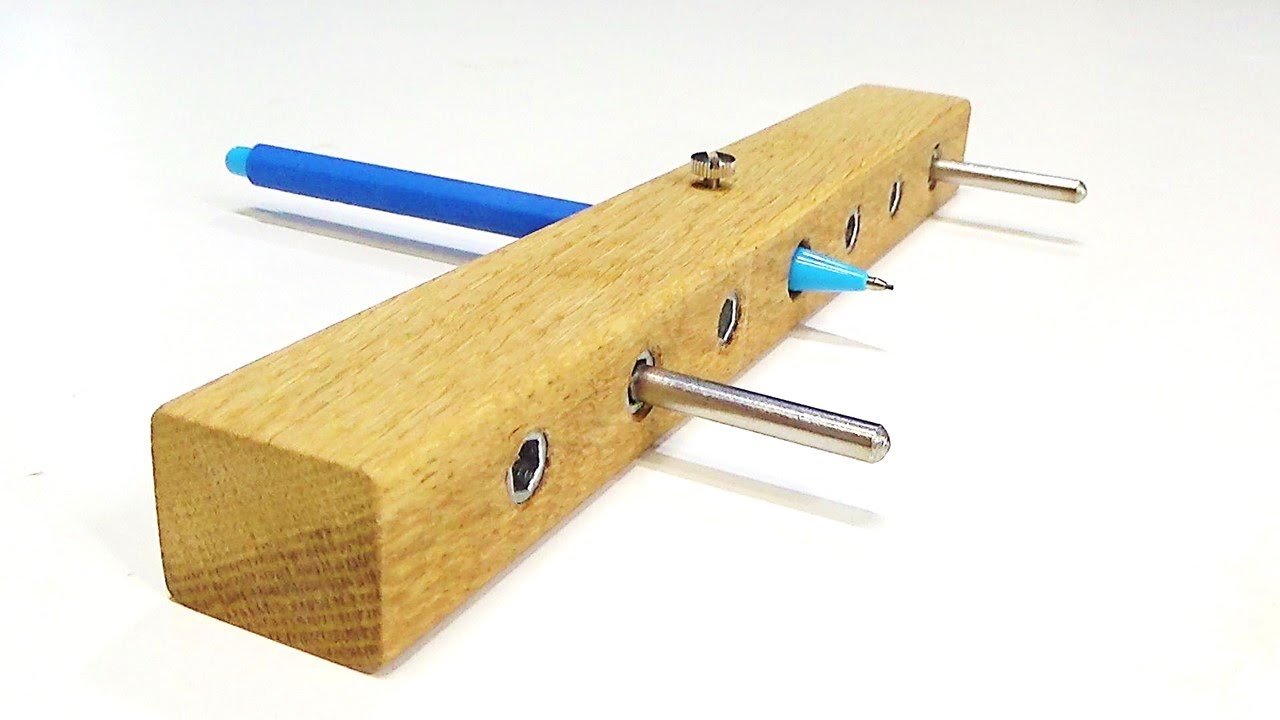 How to make a center finder / marking gauge / woodworking