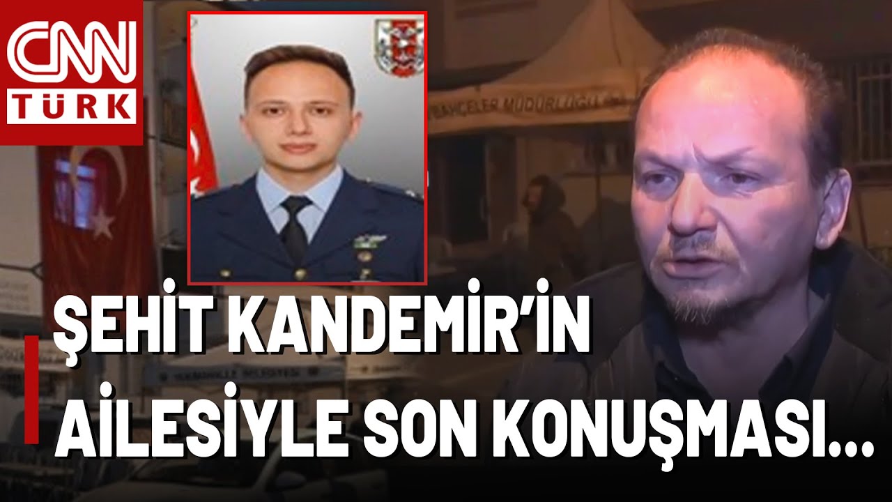 Şehidin Haberi Ankara'daki Evine Ulaştı! Şehit Kandemir'in Babası Son Konuşmalarını Anlattı...