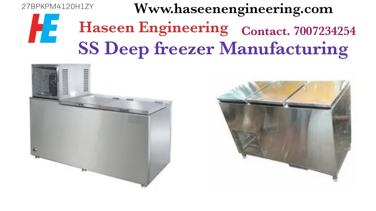 Deep Freezers Manufacturer In Mumbai Thane 400612. Contact.  www.haseenengineering.com