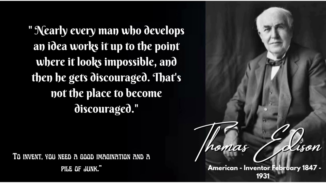 thomas edison quotes 《 ||top 25 thomas edison quote ||》