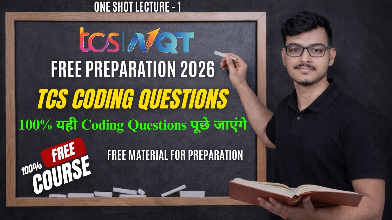 🔴 LIVE | tcs nqt preparation 2026 | tcs coding questions 2026 | tcs nqt