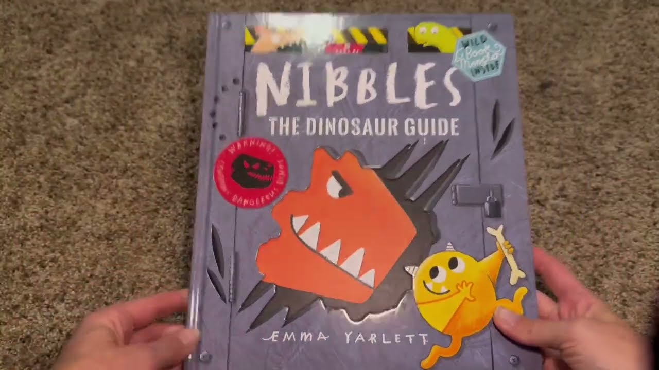 Nibbles the Book Monster 🦖 Fun & Interactive Dinosaur Book for Kids