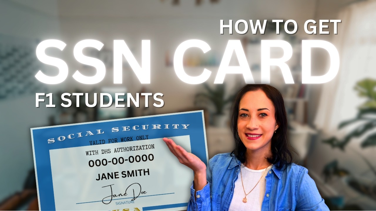 HOW TO GET SSN: F1 International Students