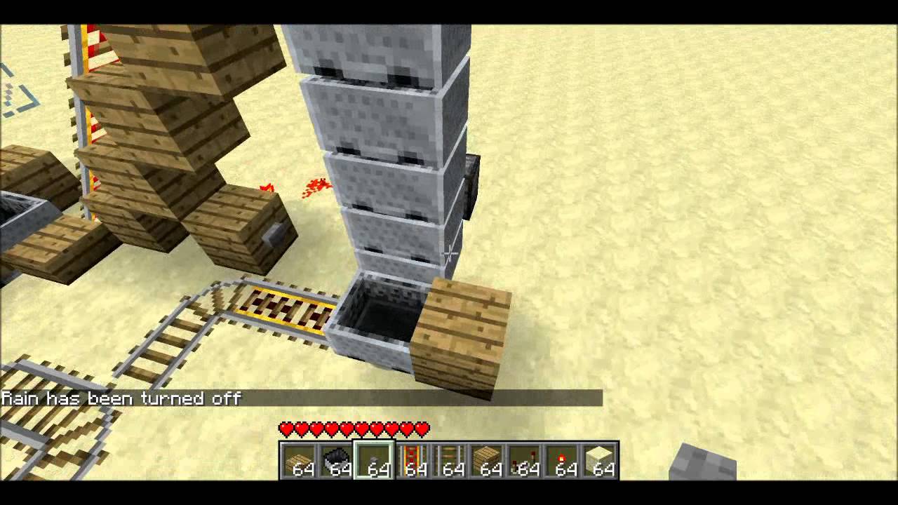 Redstone-Light Minecart Station