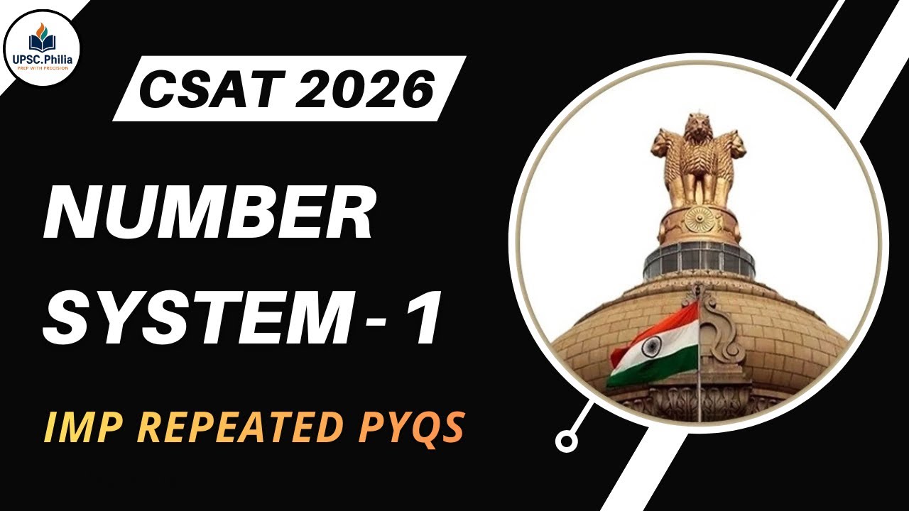 Important _Number System PYQs | UPSC CSAT 2026 | #upsc #csat 