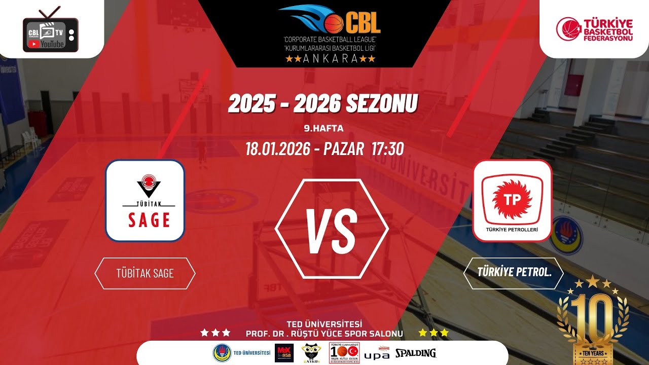 CBL Ankara 10. Sezon / Tübitak Sage - Türkiye Petrolleri