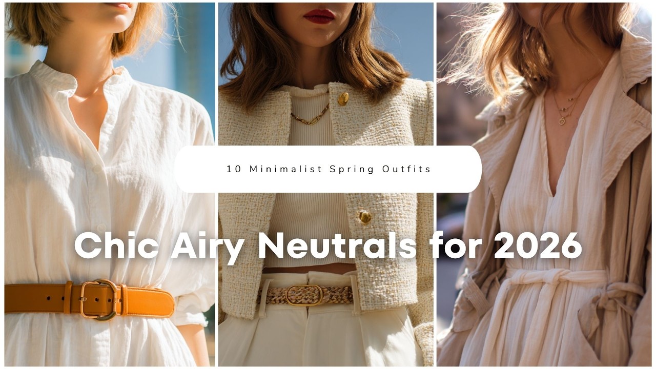 10 Minimalist Spring Outfits 🌿 Chic Airy Neutrals for 2026