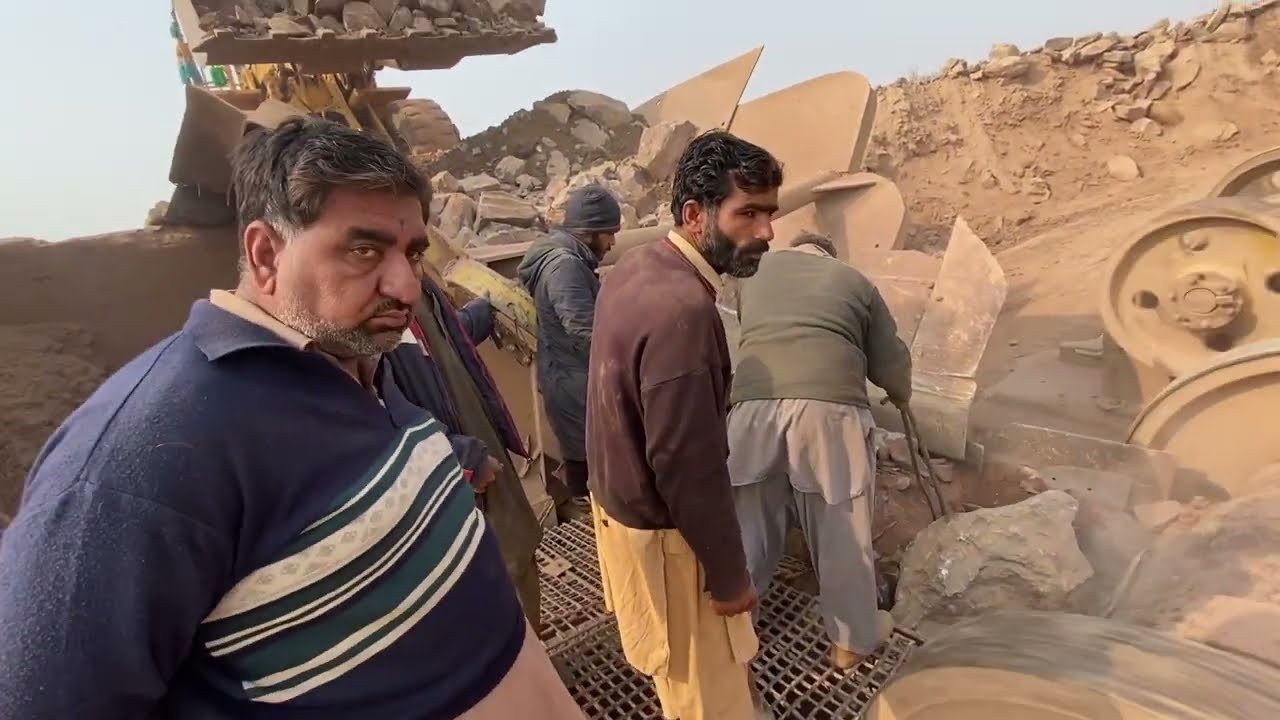 Extreme Dangerous Stone Crushing | Power, Dust & Hard Work🗻💥