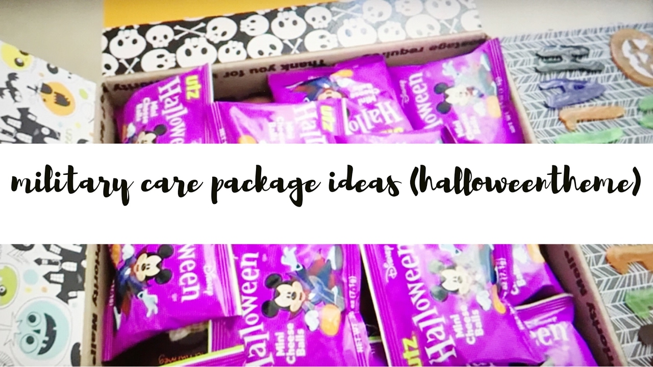 Military Care Package Ideas (Halloween Theme)