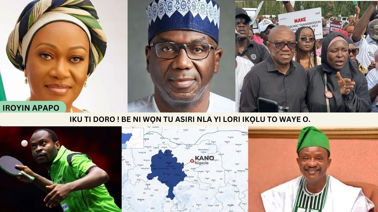 IKU TI DORO ! BE NI WỌN TU ASIRI NLA YI LORI IKỌLU TO WAYE O.