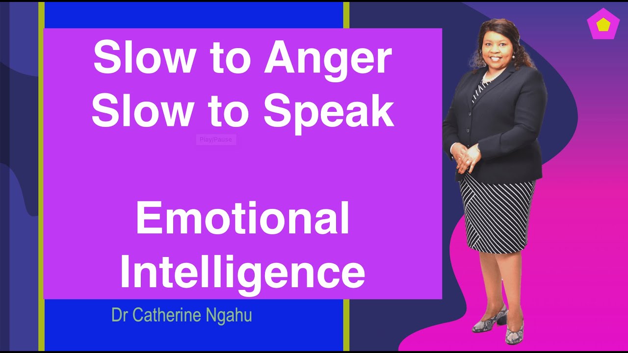 Slow to Anger Slow to Speak  I Emotional Intelligence Quotes (EQQ)