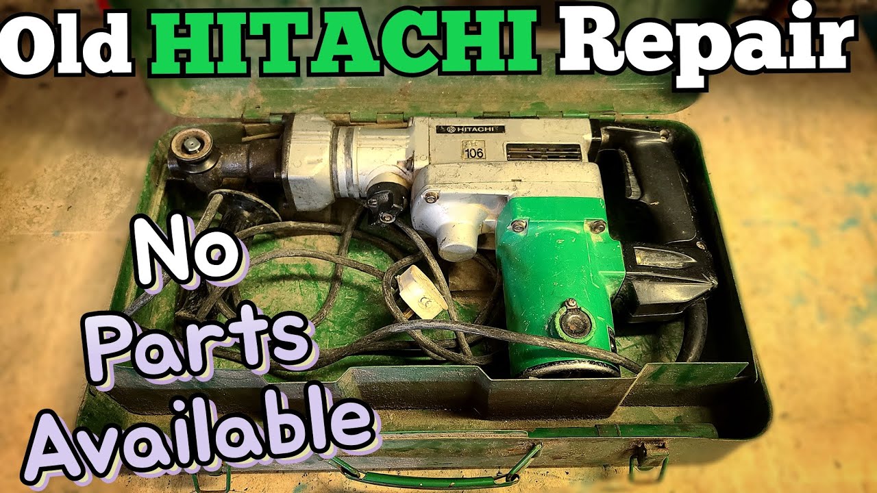Modifying an Old obsolete Hitachi DH 38 YE hammer to hold a chisel again