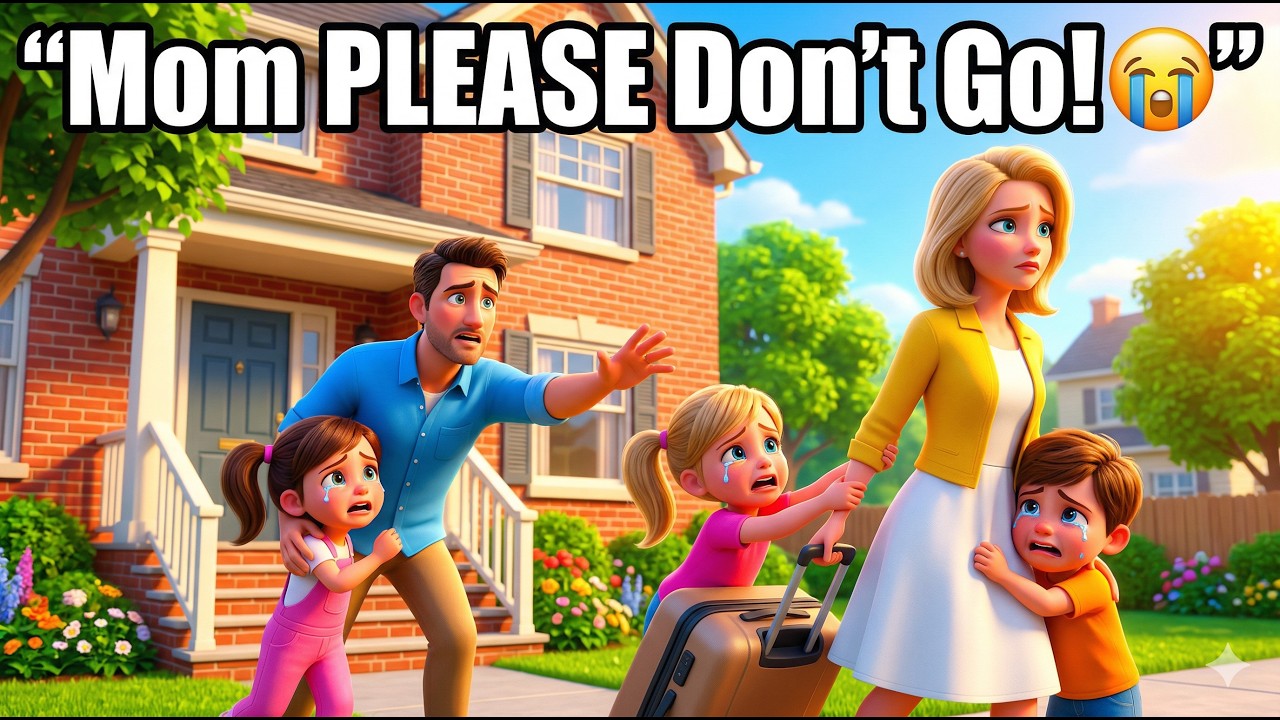 Mom is Leaving… What Will the Kids Do? | English Listening Practice for Beginners (A1 Level)
