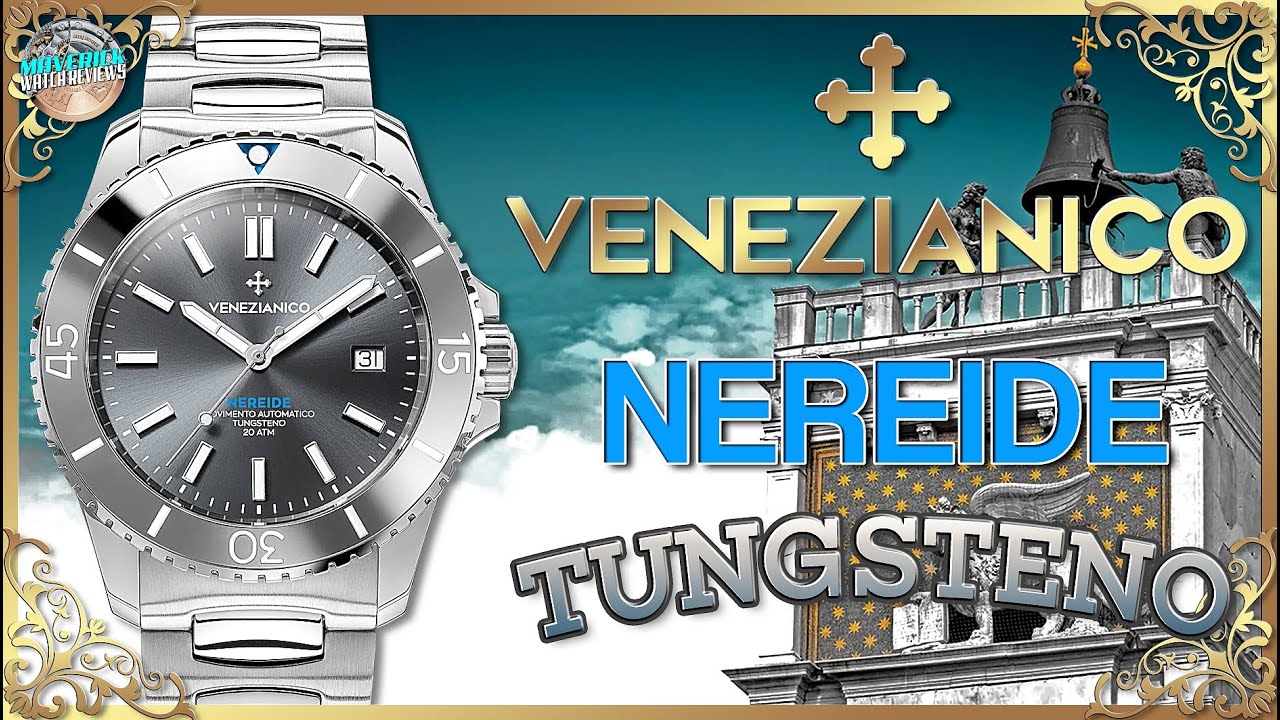 An Unscratchable Bezel? | Venezianico Nereide Tungsteno 200m Automatic 4521502C Unbox & Review
