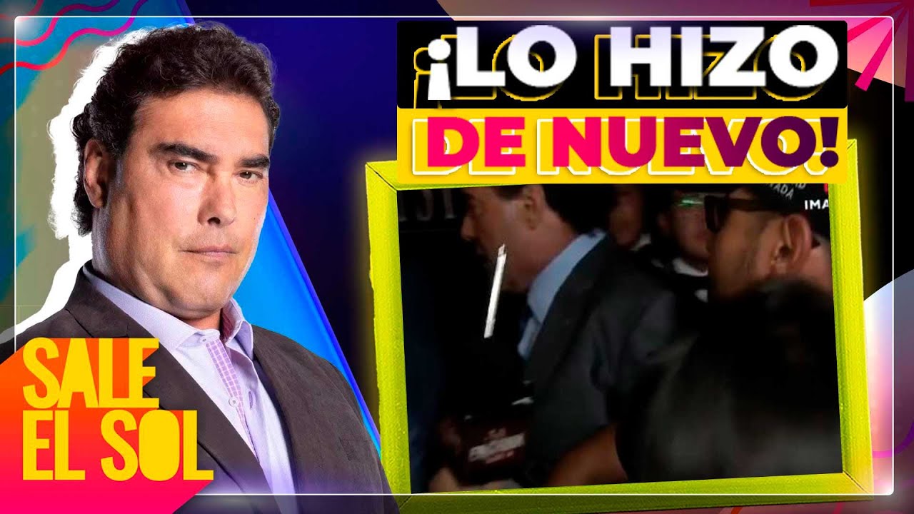 ¡Eduardo Yáñez AGRESIVO contra REPORTERA en los Premios Grandeza Hispana! | Sale el Sol