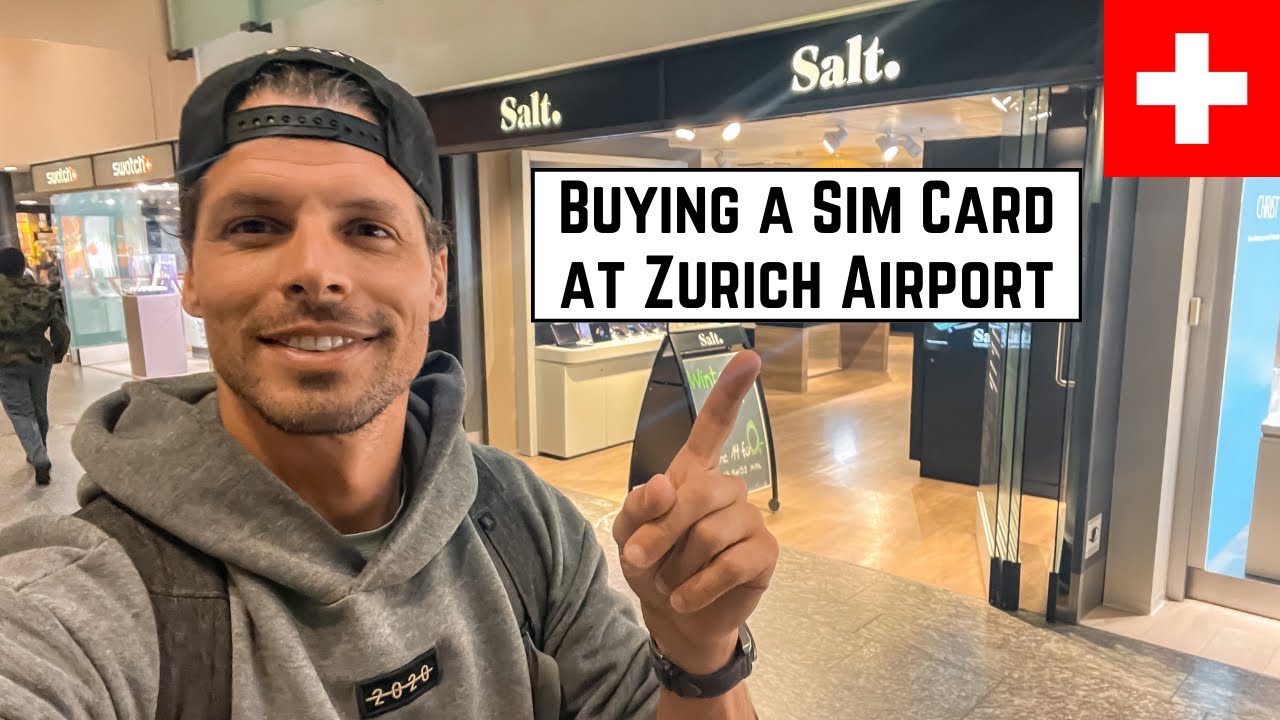 Покупка SIM-карты для Швейцарии в аэропорту Цюриха
