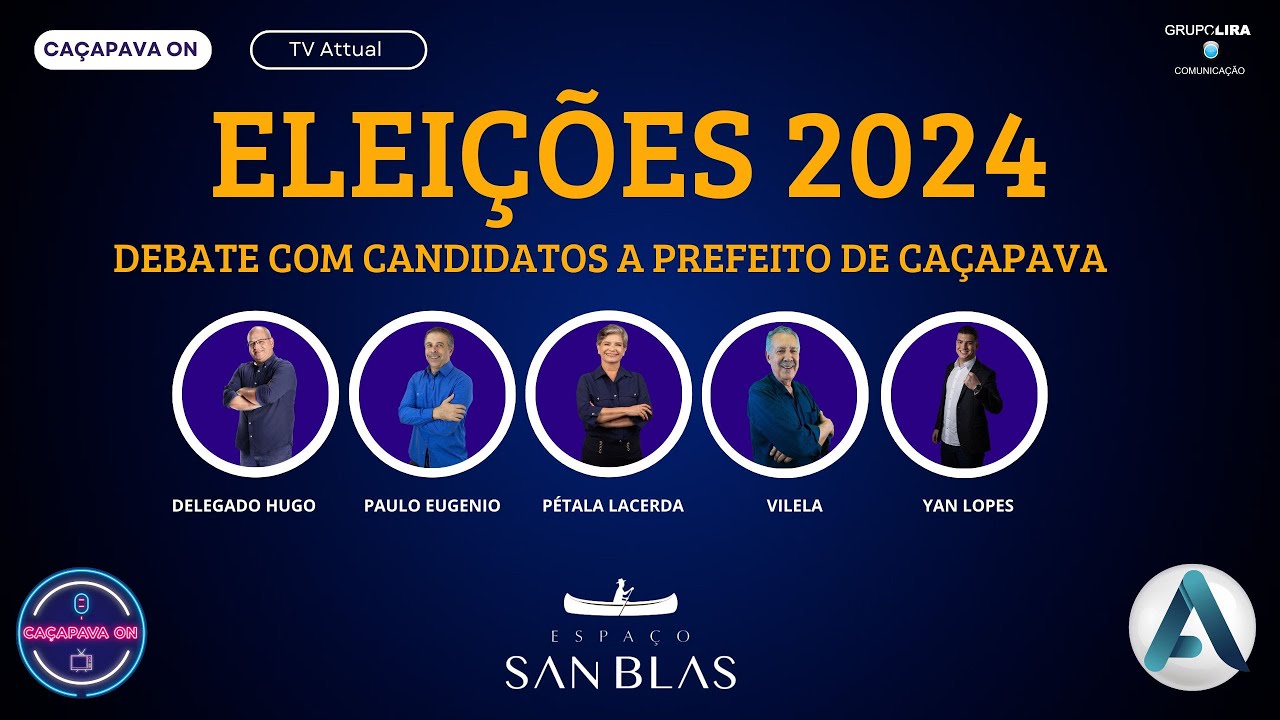 Debate com os Candidatos a Prefeito de Caçapava 2024