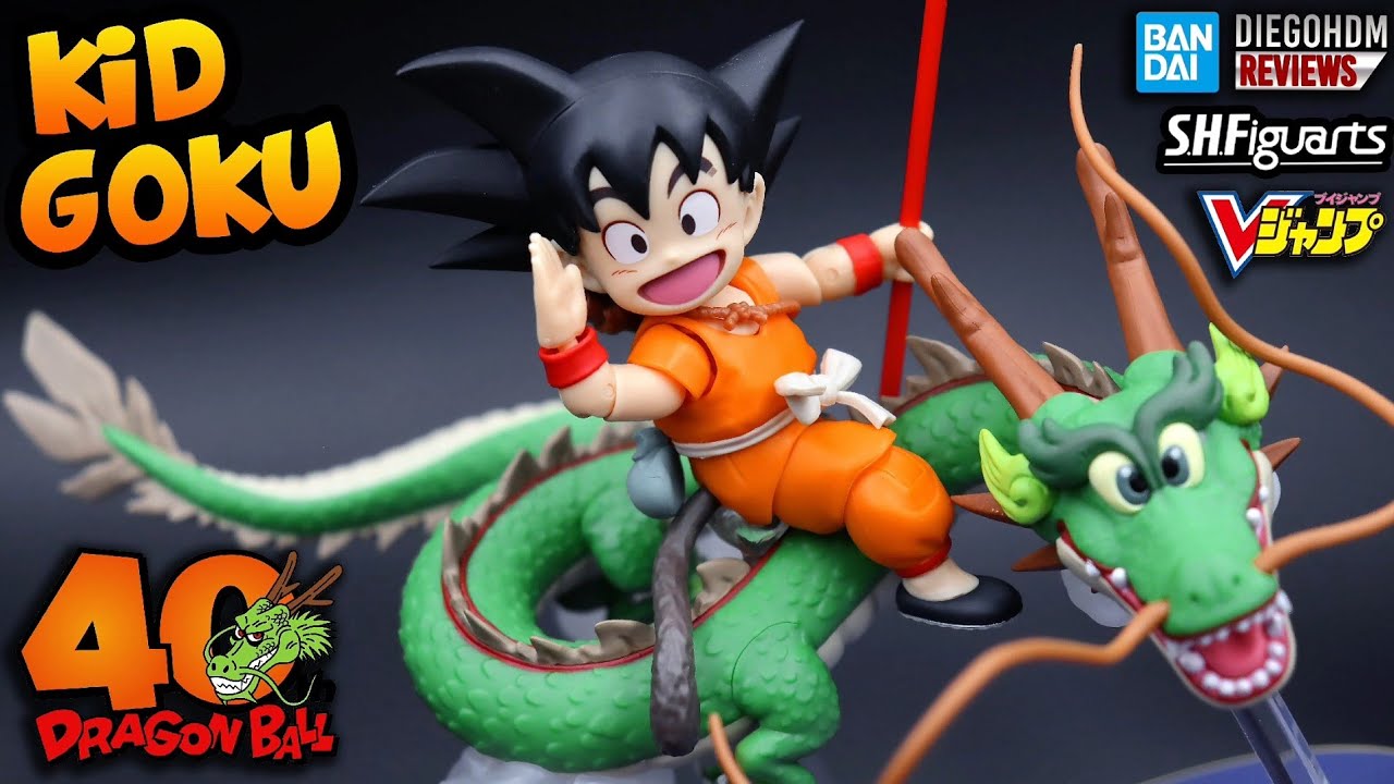 KID GOKU 40 ANOS DRAGON BALL SH Figuarts Bandai Unboxing e Review