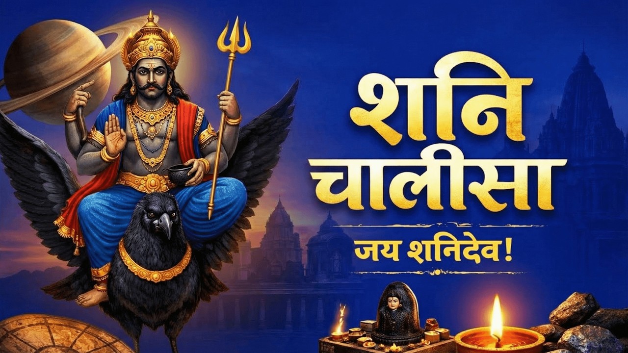 श्री शनिदेव चालीसा: हर कष्ट से मिलेगी मुक्ति | Shri Shani Dev Chalisa | Shani Dev Bhakti Bhajan 2026