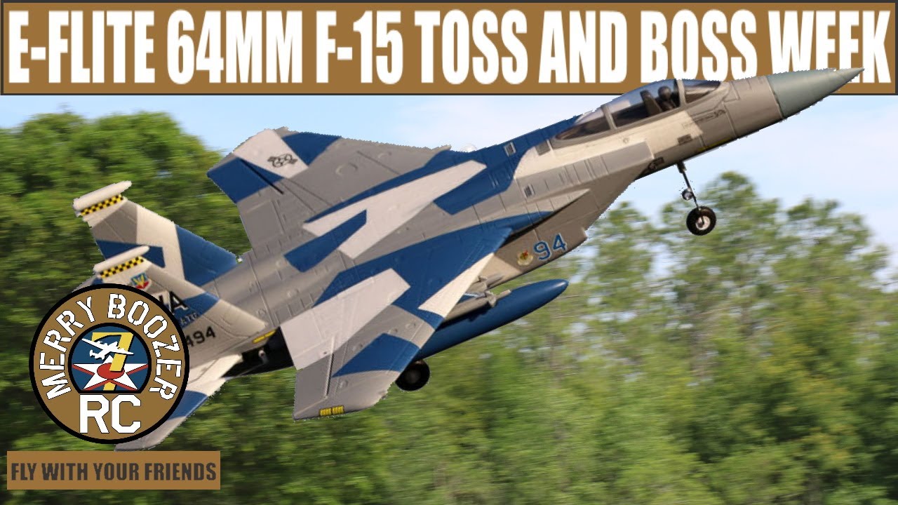 E-Flite F-15 Toss And Boss Week Special! These little 64mm Jets Are Amazing