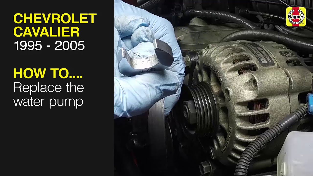 How to Replace the water pump on the Chevrolet Cavalier 1995 to 2005
