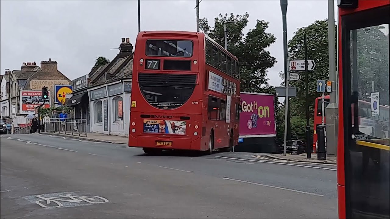 London Buses ~ Route 77 ~ Waterloo &ndash; Vauxhall &ndash; Clapham Junction &ndash; Earlsfield &ndash; Tooting
