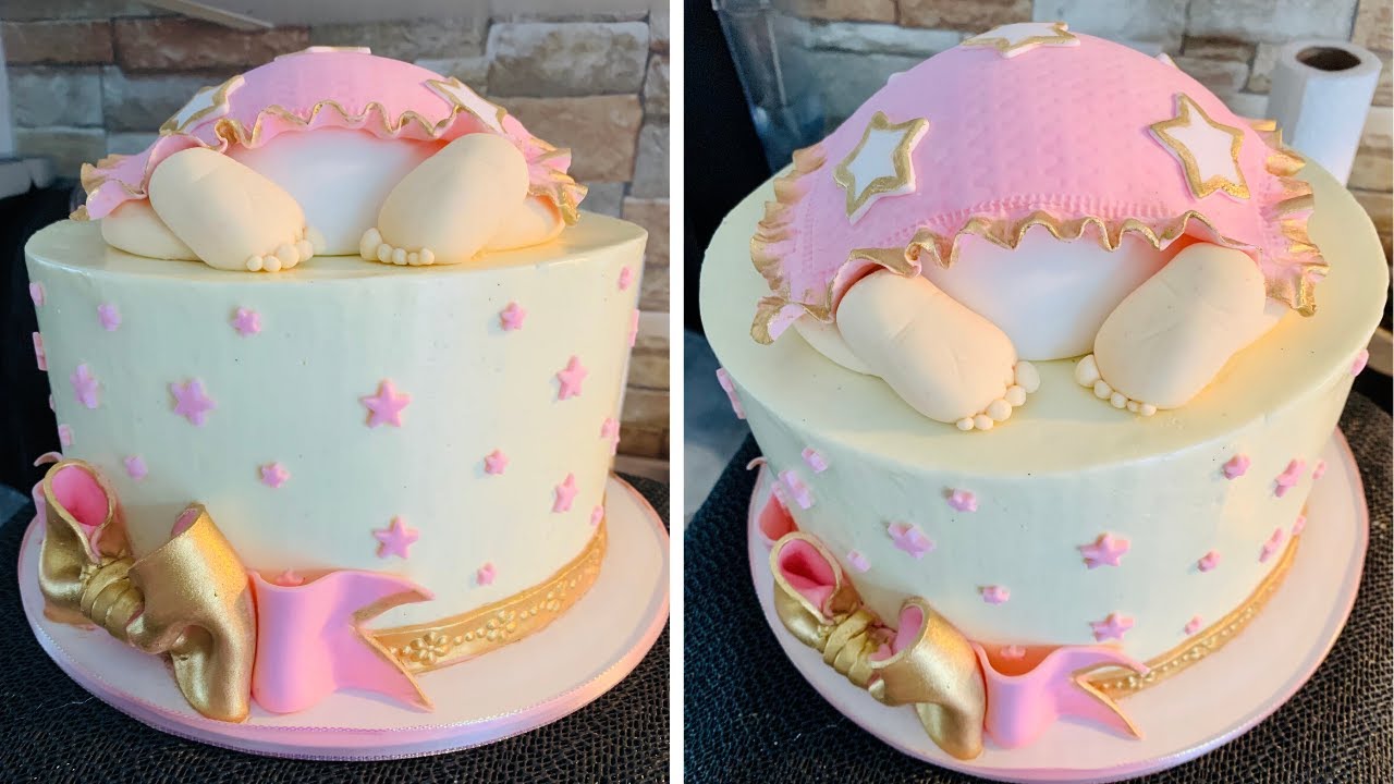 How to Make Edible Baby Bum | Ideal Cake for Gender Reveal, Baby Shower, First Birthdays and More!!!