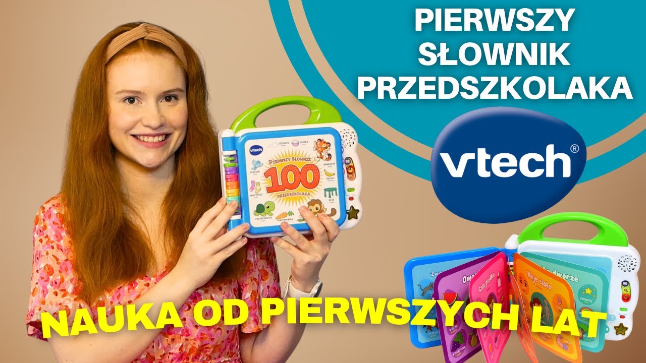 INTERAKTYWNY PIERWSZY SŁOWNIK PRZEDSZKOLAKA OD VTECH✨| RECENZJA