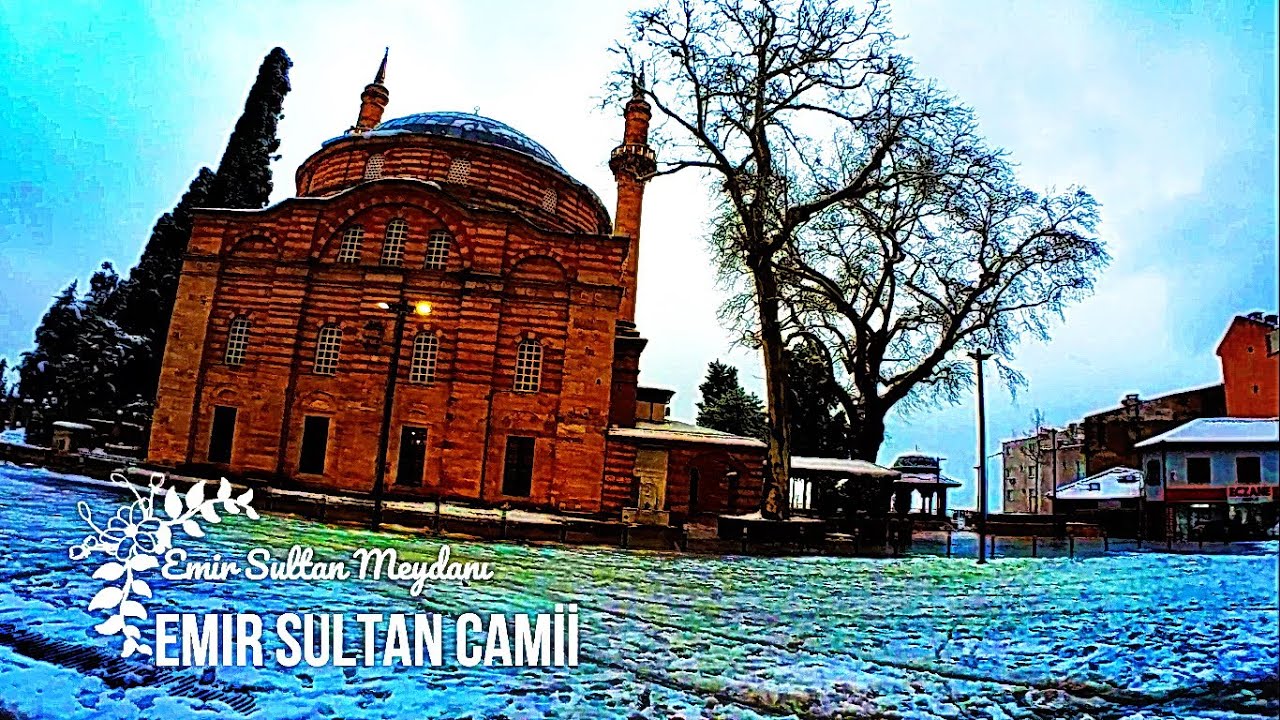 Emir Sultan Camii ve Emir Sultan Meydanı - Bursa city walking tour Turkiye