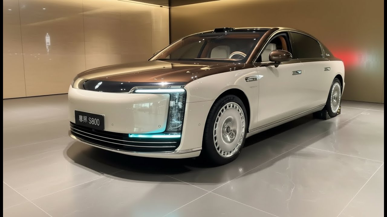 Huawei Maextro S800 - 1333km Range Flagship Luxury Sedan Walkaround