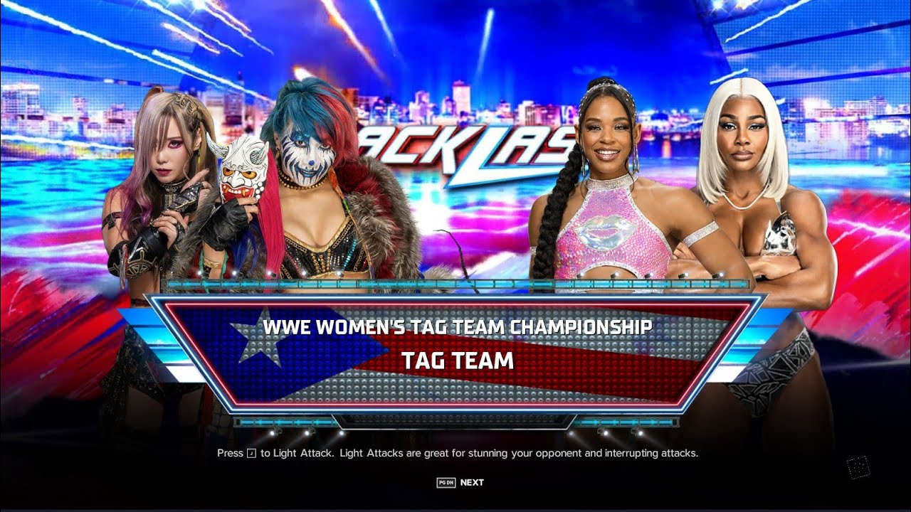WWE 2K24 | Kabuki Warriors Vs Bianca Belair & Jade Cargill - WWE Women's Tag Team Championship
